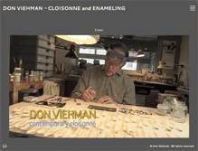 Tablet Screenshot of donviehmanenamels.com